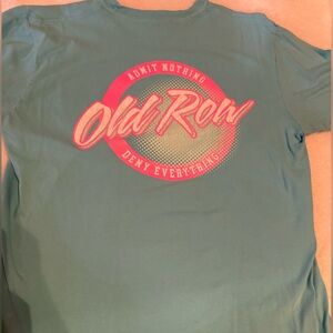 Old Row Blue and Pink Graphic T-Shirt
